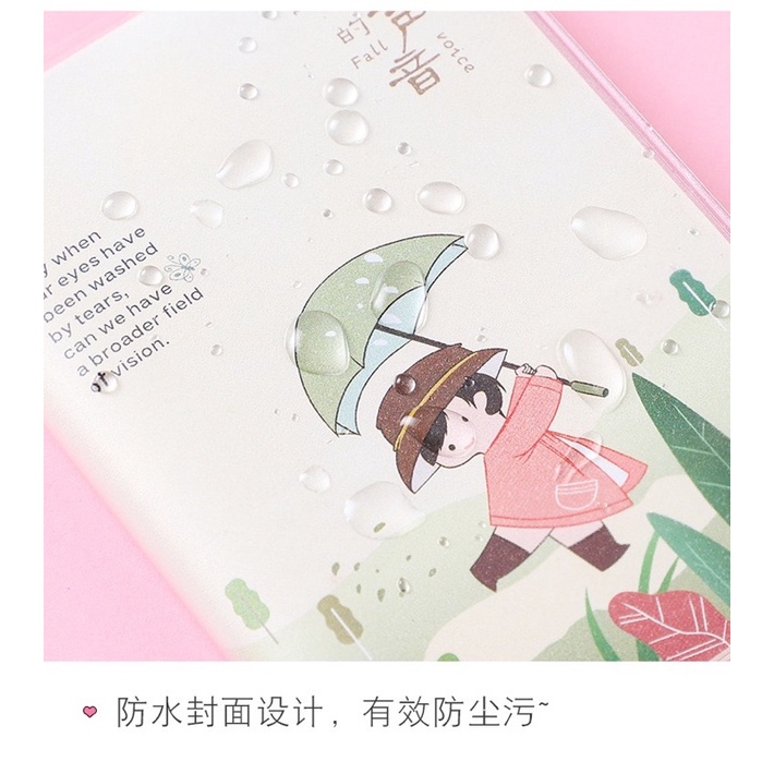 Sổ Bìa Nhựa Dẻo Sổ Tay Mini Sổ Ghi Chép A6 Hình Thú Cute Dễ Thương Cho Học Sinh