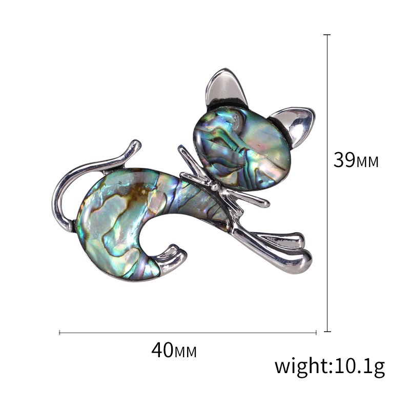 Ghim Cài Áo Kim Loại Hình Mèo Dễ Thương Thời Trang