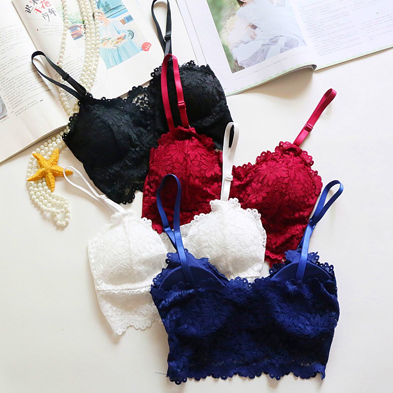 ✨Ikon Áo ngực nữ 2 dây phối ren