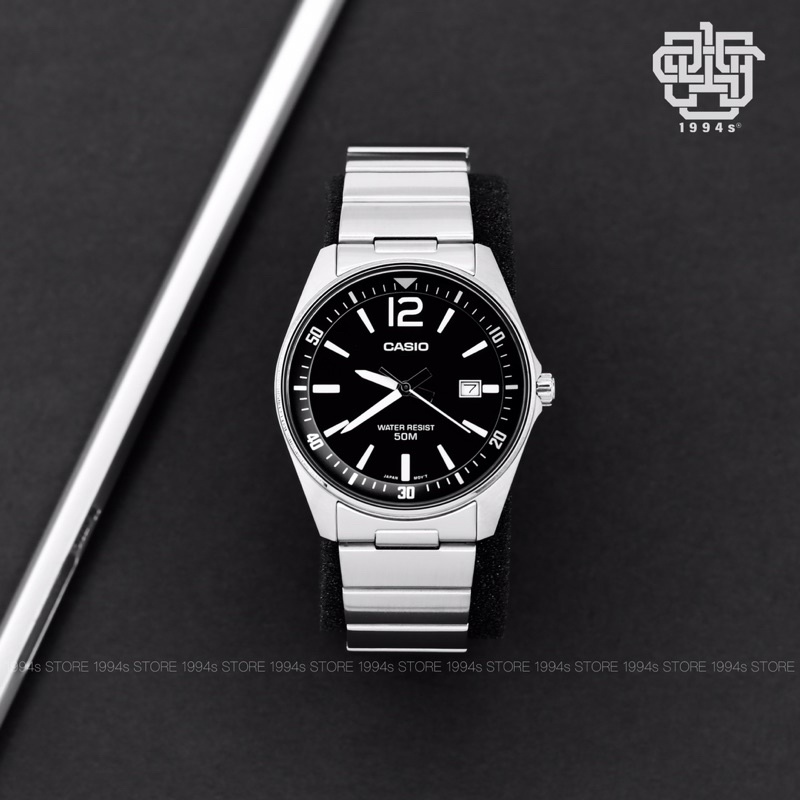 Đồng hồ nam Casio MTP-E170D-1B dây thép chính hãng