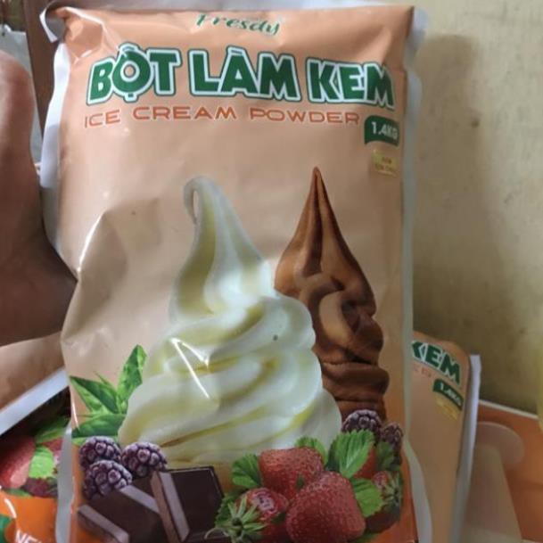 Bột Làm Kem Tươi Fresdy 1.4kg các vị