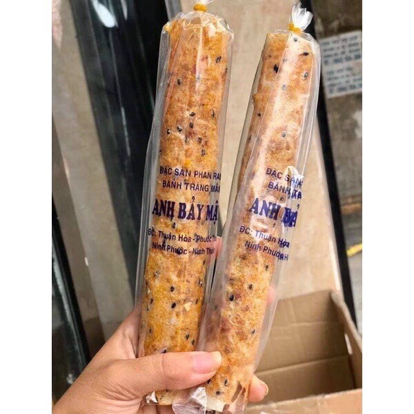 Bánh Tráng Nướng Cuộn Mắm Ruốc [Anh Bảy Mập]