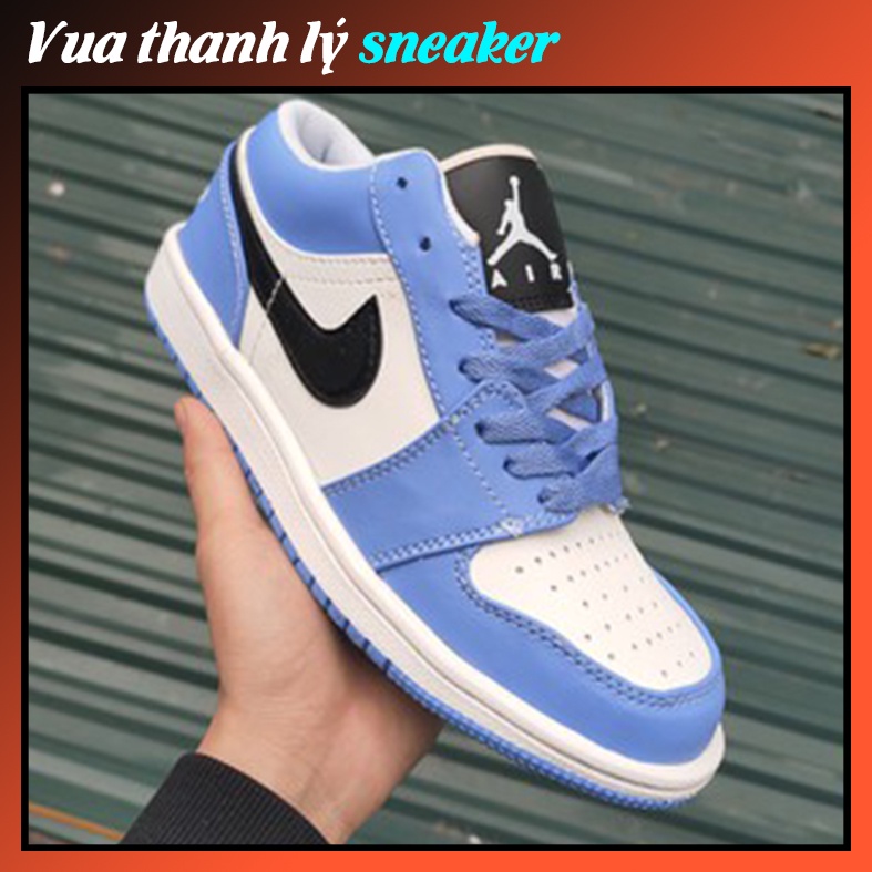 Giày Jordan cổ thấp xanh, đỏ, đen, vàng, trắng - Giày thể thao nam nữ - hàng thanh lý