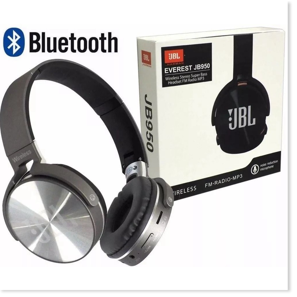 Tai nghe bluetooth JBL950 chụp tai âm thanh chuẩn, nghe cực đã, Tai nghe không dây JBL 950