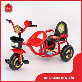 Xe đạp đôi cho bé từ 2-6 tuổi (có ảnh thật) - xe đạp xích lô cho bé
