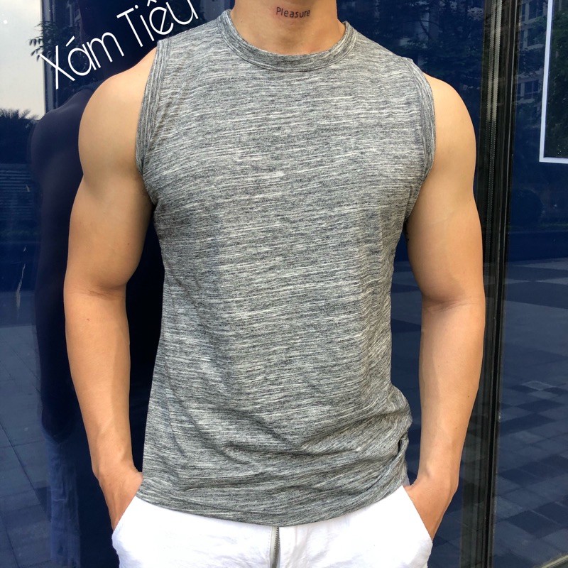 TankTop Áo Ba Lỗ Sát Nách Nam Nữ Vải Cotton 100% Cực Đẹp và Thấm hút, Dùng Mặc Gym Hay Mặc Thường Ngày