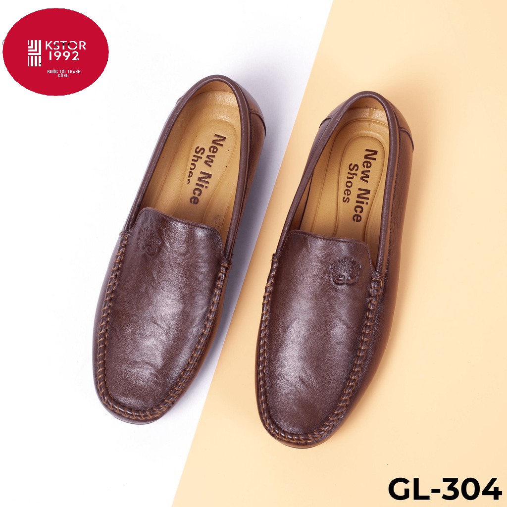 Giày mọi nam da bò cao cấp dành riêng cho dân công sở - Kstore GL 304