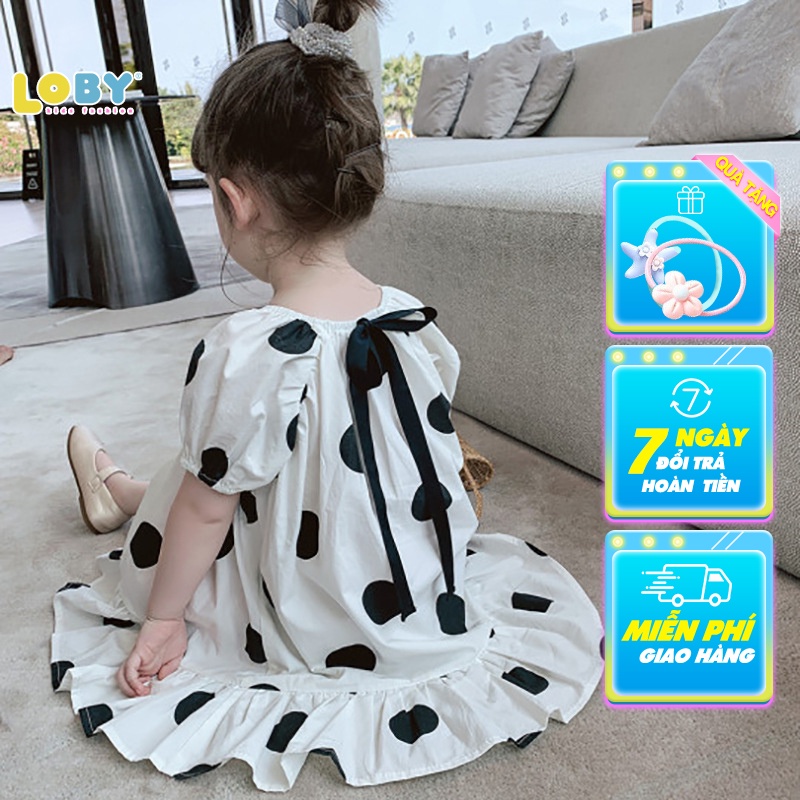 Váy dáng suông cho bé gái LOBY V0401091 (8 tháng - 5 tuổi)