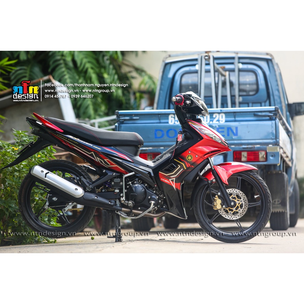 Tem rời exciter 2010 đỏ đen spark