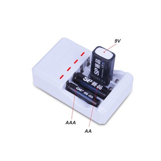 Khay sạc pin AA-AAA 9V