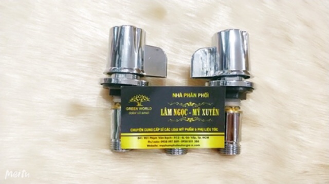 Bộ van vòi nóng lạnh thay bồn nhựa gội đầu, đơn giản dễ tháo lắp salon tóc nam nữ   chuyên dụng cho salon .