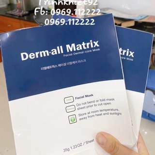 Mặt Nạ Derm-all Matrix nội địa Hàn quốc