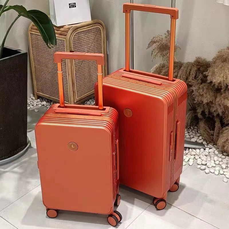 ▧ Khung nhôm rộng hành lý xe đẩy nữ 22 inch xe đẩy vali lên máy bay