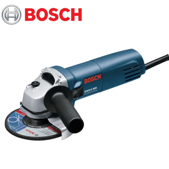 Máy mài, máy cắt BOSCH GWS 6-100 công suất 670W (Tặng kèm 1 lưỡi cắt sắt loại tốt)