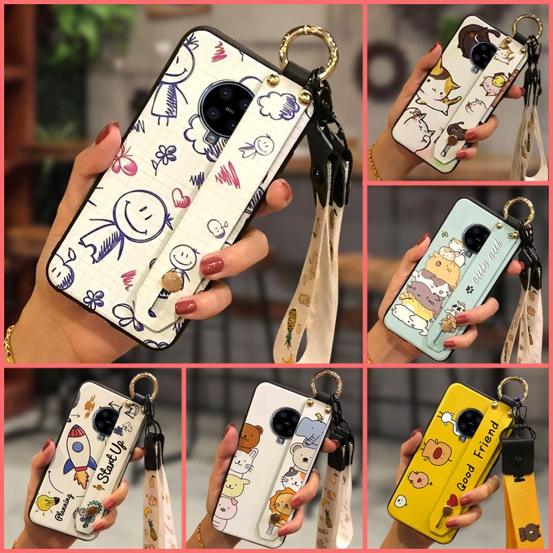 Soft Case Anti-dust Phone Case For Nokia 6.3 Anti-knock Soft Shockproof For Woman New Wrist Strap Cover