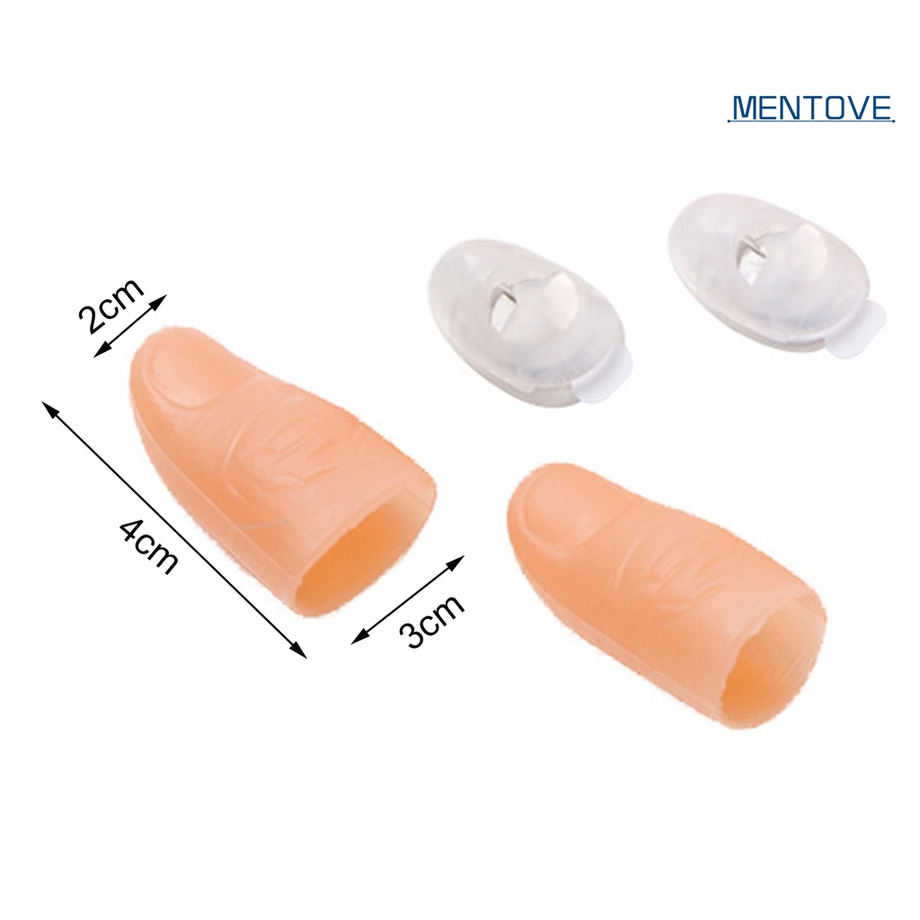 Bộ 2 Đèn LED Nhiều Màu Đeo Ngón Tay Chạy Bằng Pin