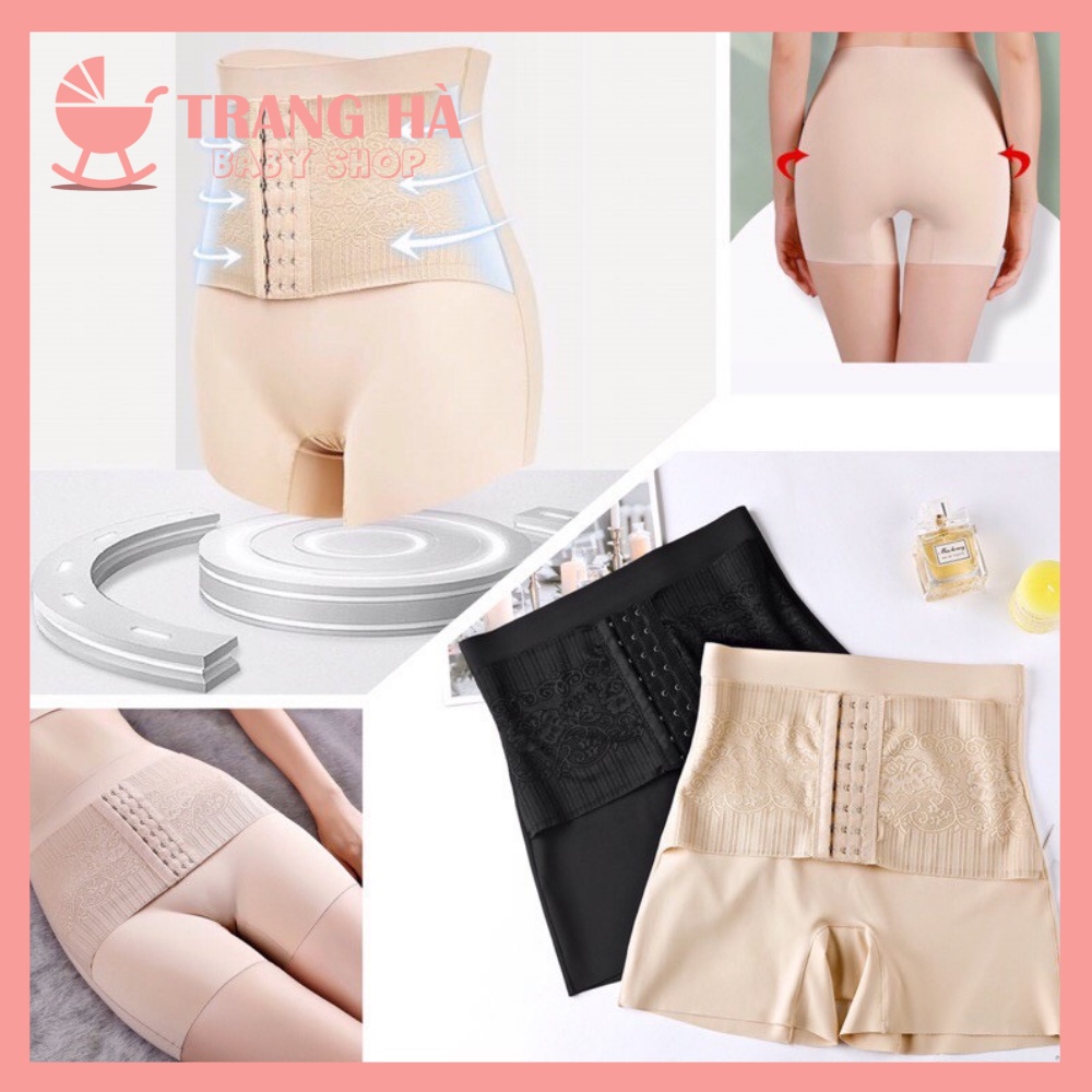 HOTQuần Gen Định Hình Nịt Bụng Giảm Mỡ Sau Sinh Không Cộm, Không Lộ Chất Liệu Su Đúc Nguyên Khối