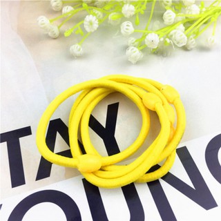 Bịch 25 dây cột tóc đính hạt thun đàn hồi - Develope