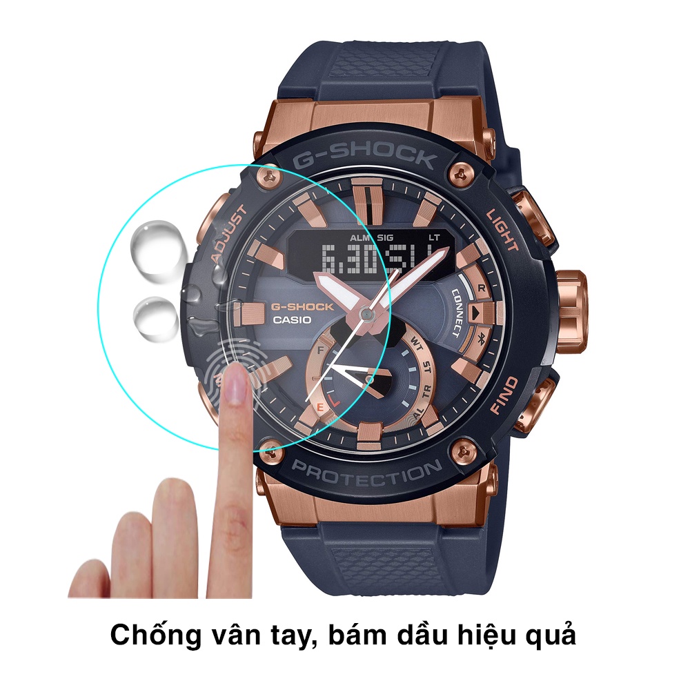Cường lực đồng hồ Casio G-Shock GST-B200G độ cứng 7H chống trầy xước - Dán màn hình đồng hồ Casio