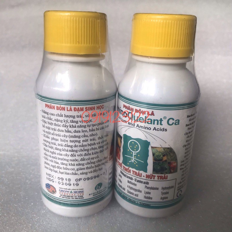 phân bón lá amino Ca tốt cho mọi cây trồng