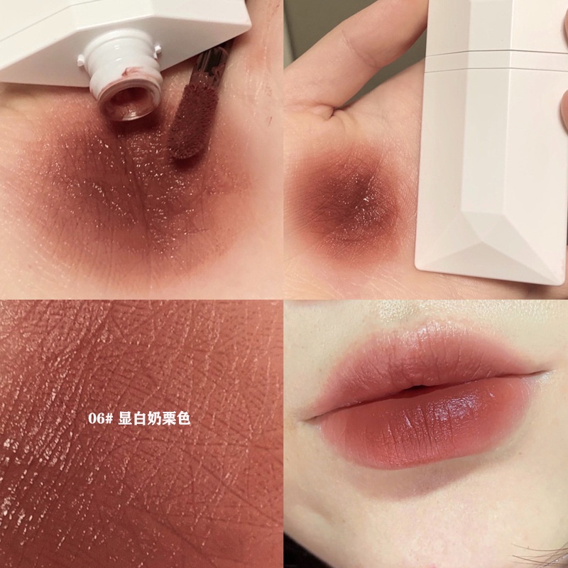 [Hàng mới về] Son môi dạng kem lì Meibaoge hỗ trợ dưỡng ẩm không phai màu tiện lợi