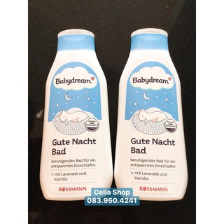 Sữa tắm chúc bé ngủ ngon BABYDREAM - hàng nội địa Đức