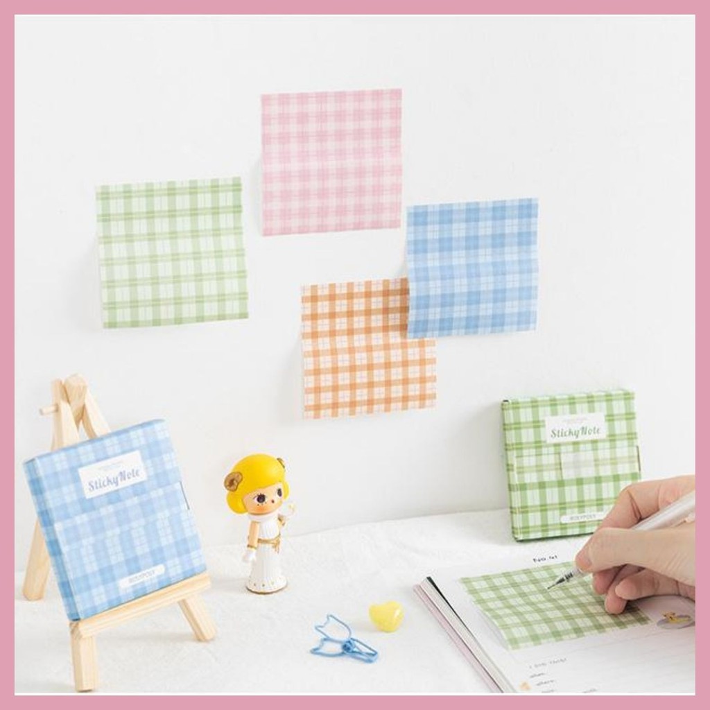 GIẤY STICKY NOTE ROSY COSY CARO XINH XẮN