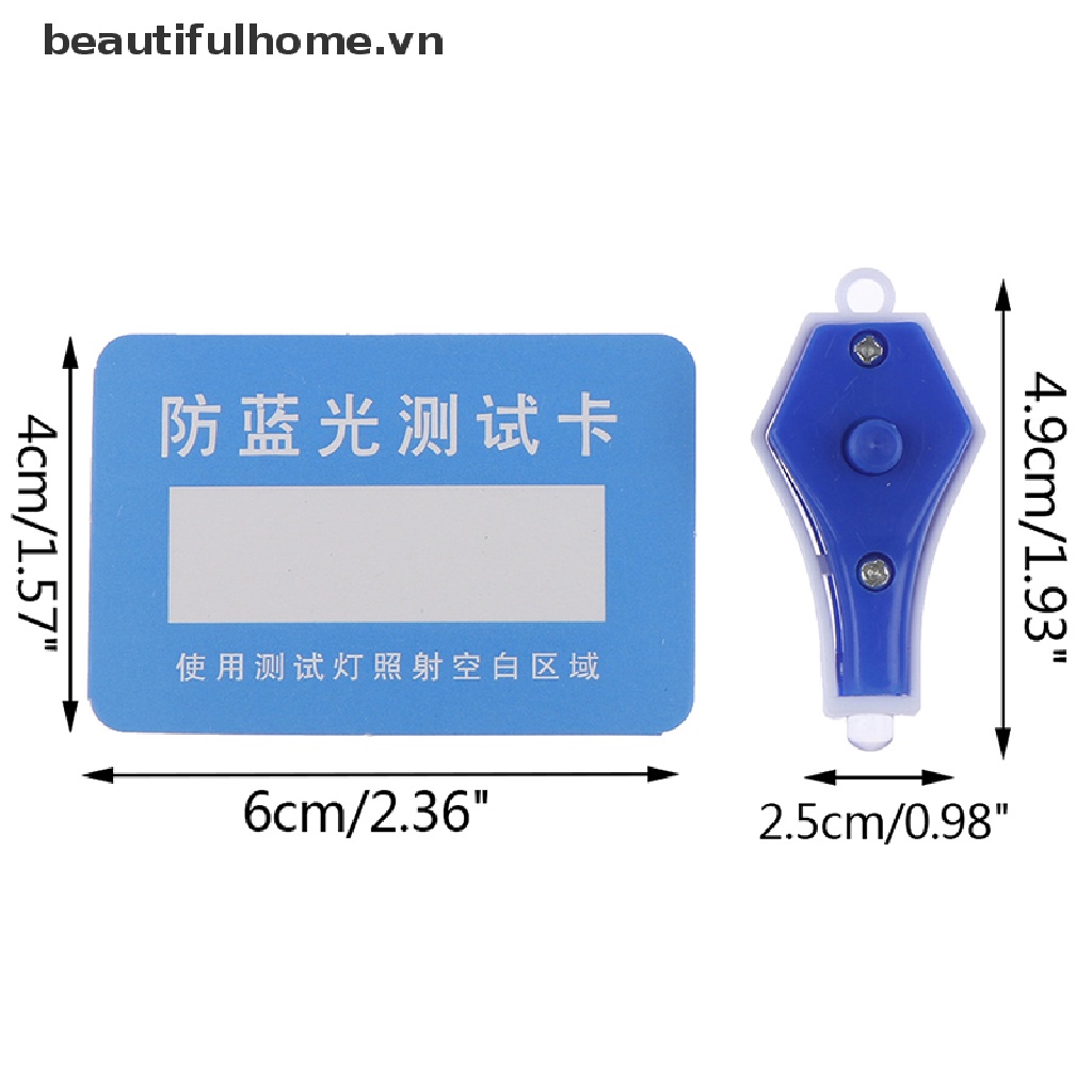 (Hàng Mới Về) Kính Thử Ánh Sáng Xanh Chống Ánh Sáng Xanh