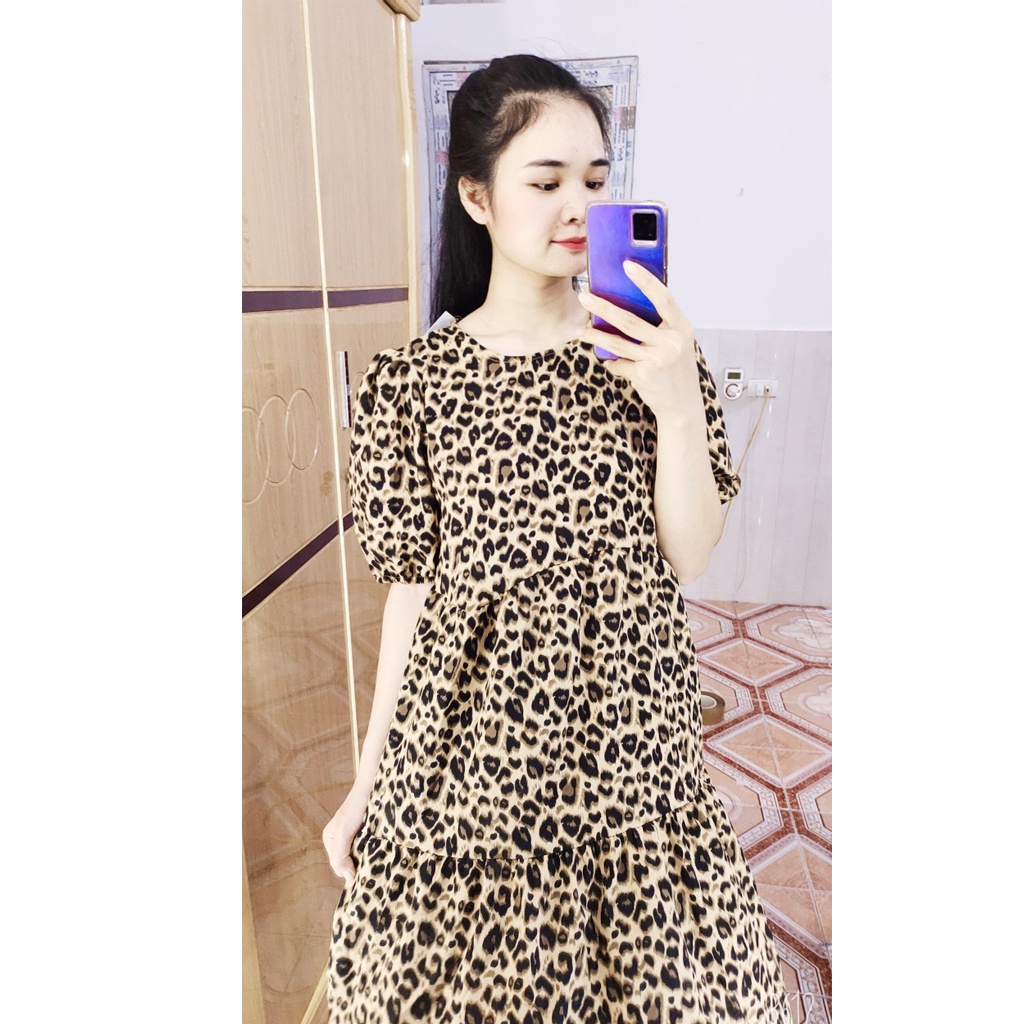 Đầm bầu thời trang công sở M292 chất lụa hàn thiết kế Mom and Baby