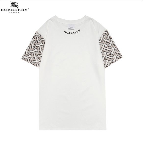 Áo Thun Cotton Tay Ngắn In Họa Tiết Burberry Thời Trang Cho Nam Và Nữ | BigBuy360 - bigbuy360.vn