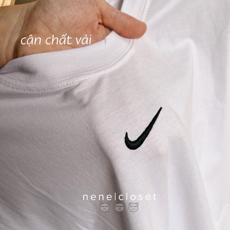 Áo thun NIKE thêu chất liệu cotton hàng loại 1