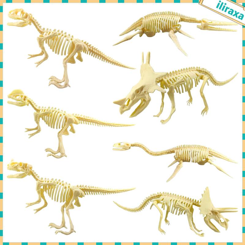 Set 7 Mô Hình Xương Khủng Long Đồ Chơi Giáo Dục Cho Bé
