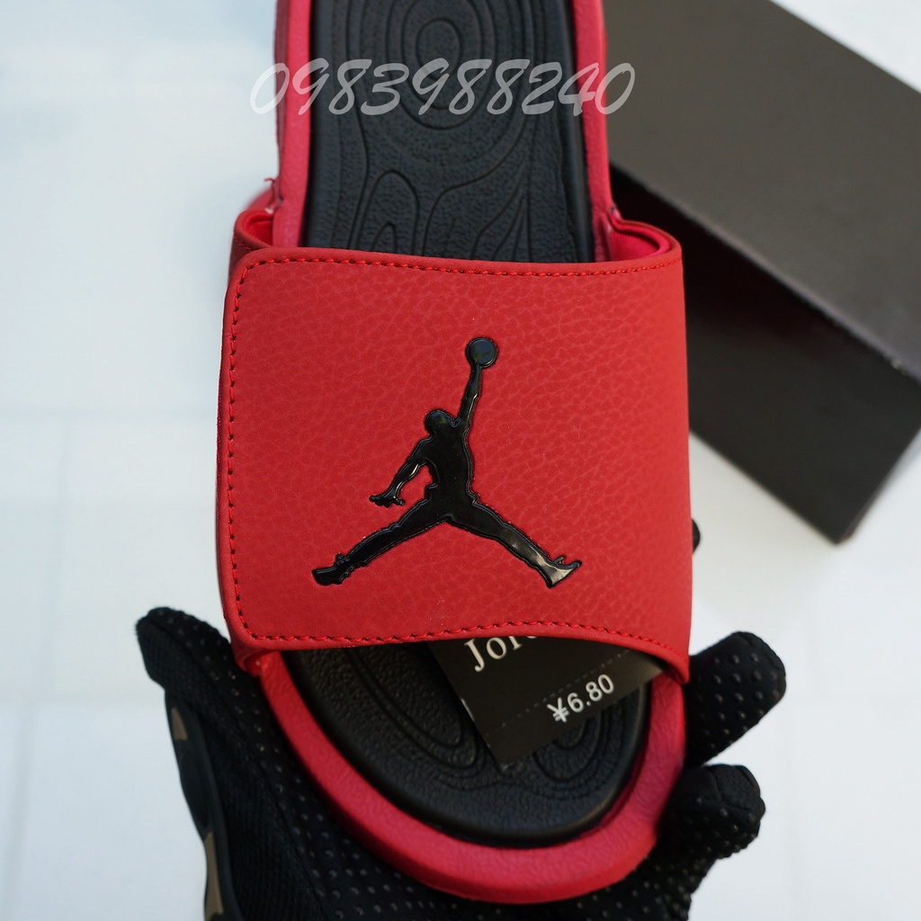 Dép JD Jordan bóng rổ FREE SHIP + hộp hãng + hàng VNXK loại 1.1 unisex hot trend quai ngang dán nam nữ. BH Slippers