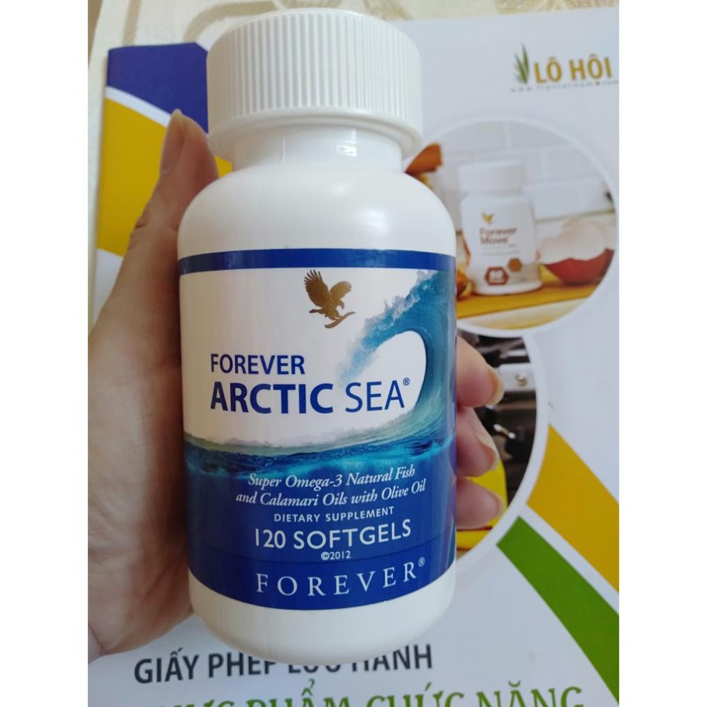 VIÊN DẦU CÁ. Forever Arctic Sea. #376flp. 120 viên/hộp.