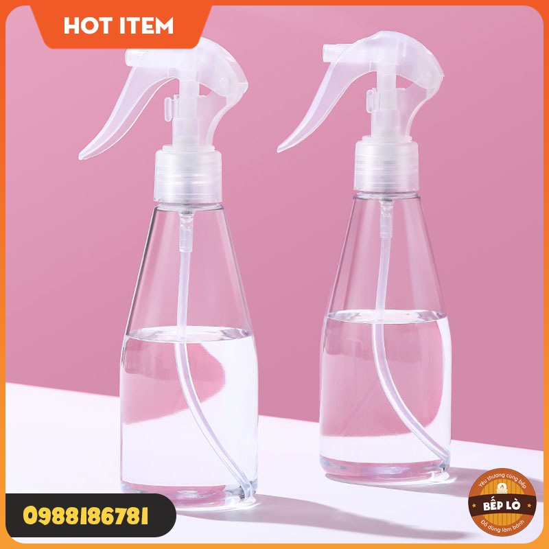 Bình Xịt Nước Bánh Trung Thu Bình Xịt Phun Sương 200ml Nhựa PET Trong Suốt HÀNG MỚI VỀ