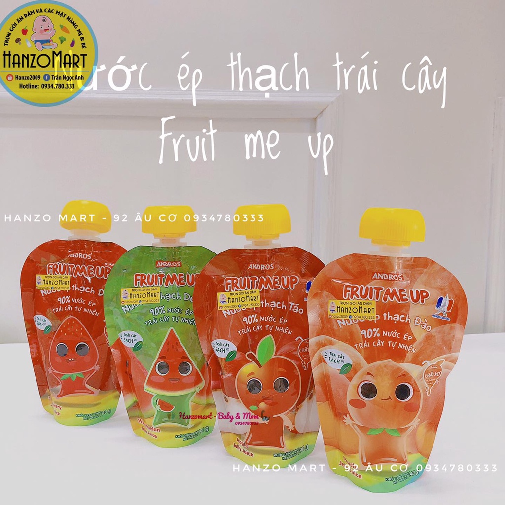 Nước ép thạch trái cây FRUIT ME UP cho bé