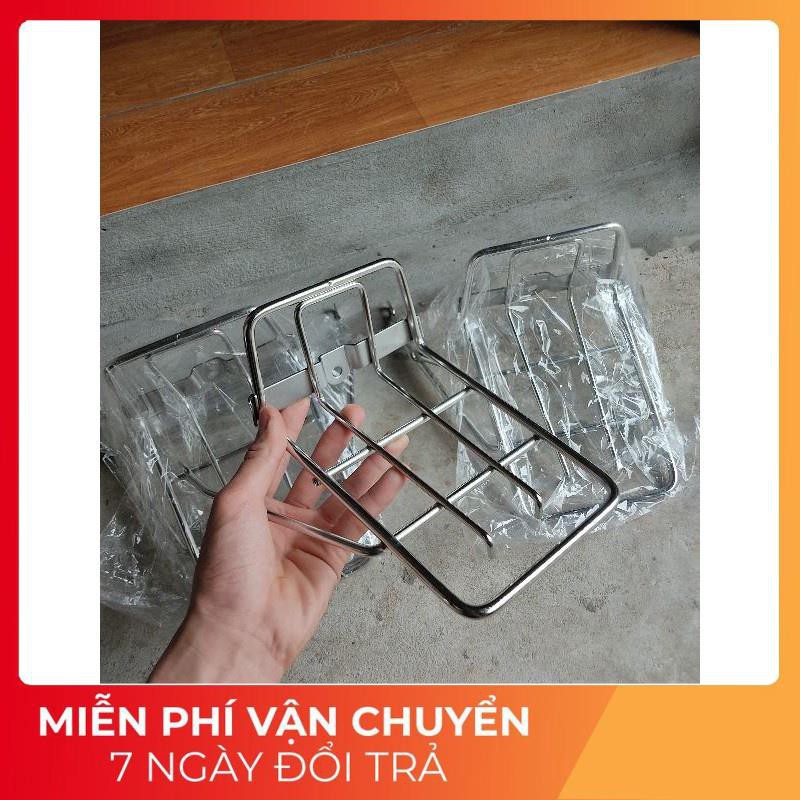 Baga đỡ giỏ, rổ trước dream thái, việt loại Inox