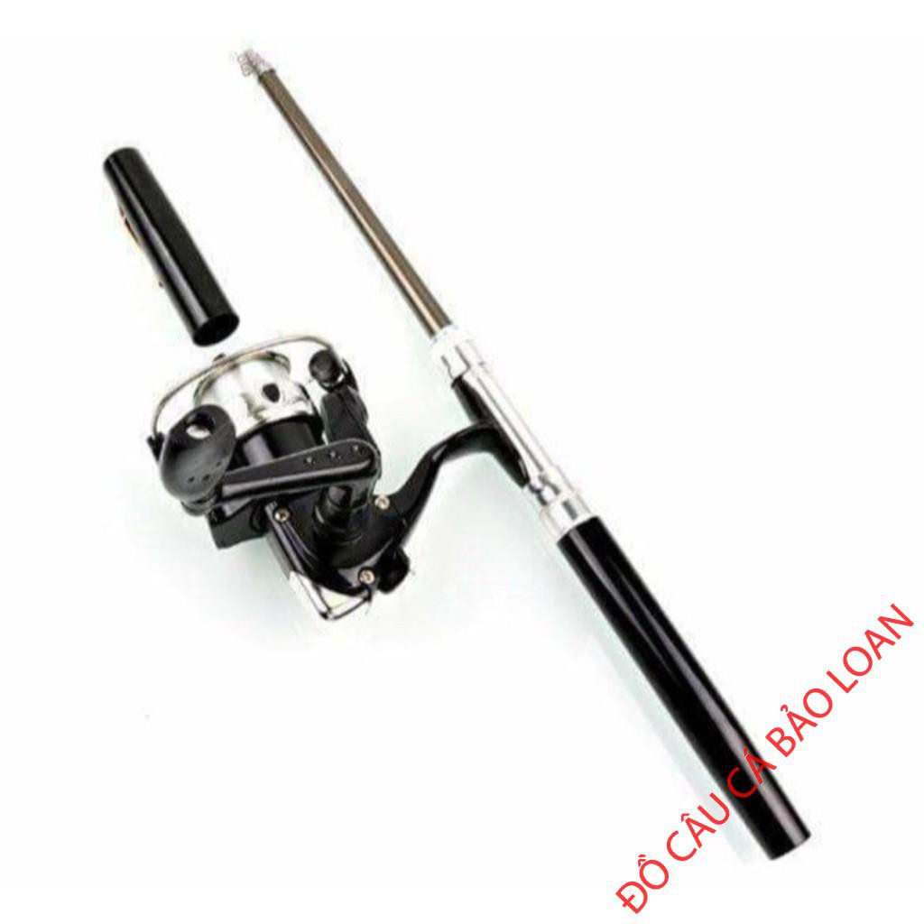 BỘ CẦN CÂU MÁY BÚT TIỆN LỢI THU GỌN 20cm