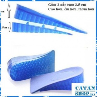 [GIÁ RẺ NHẤT] Lót Giày tăng chiều cao Combo 4 miếng lót giày silicon gel siêu êm ái GIÀY ĐỘN giày cao độn gót