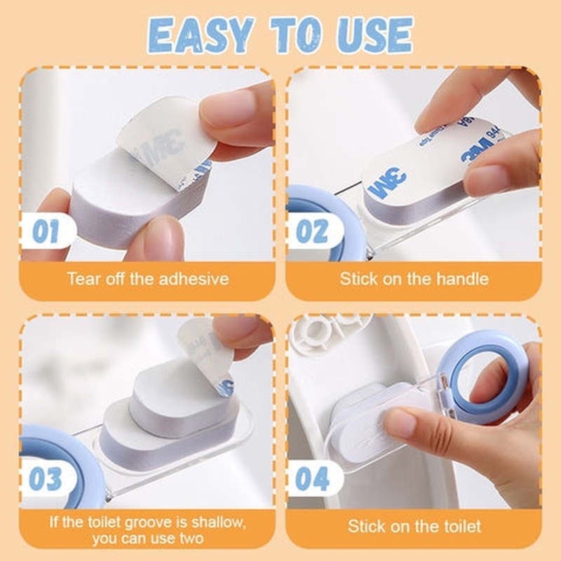 1 Vỏ Bọc Ghế Ngồi Toilet Chống Bẩn Có Thể Gấp Gọn Tiện Dụng