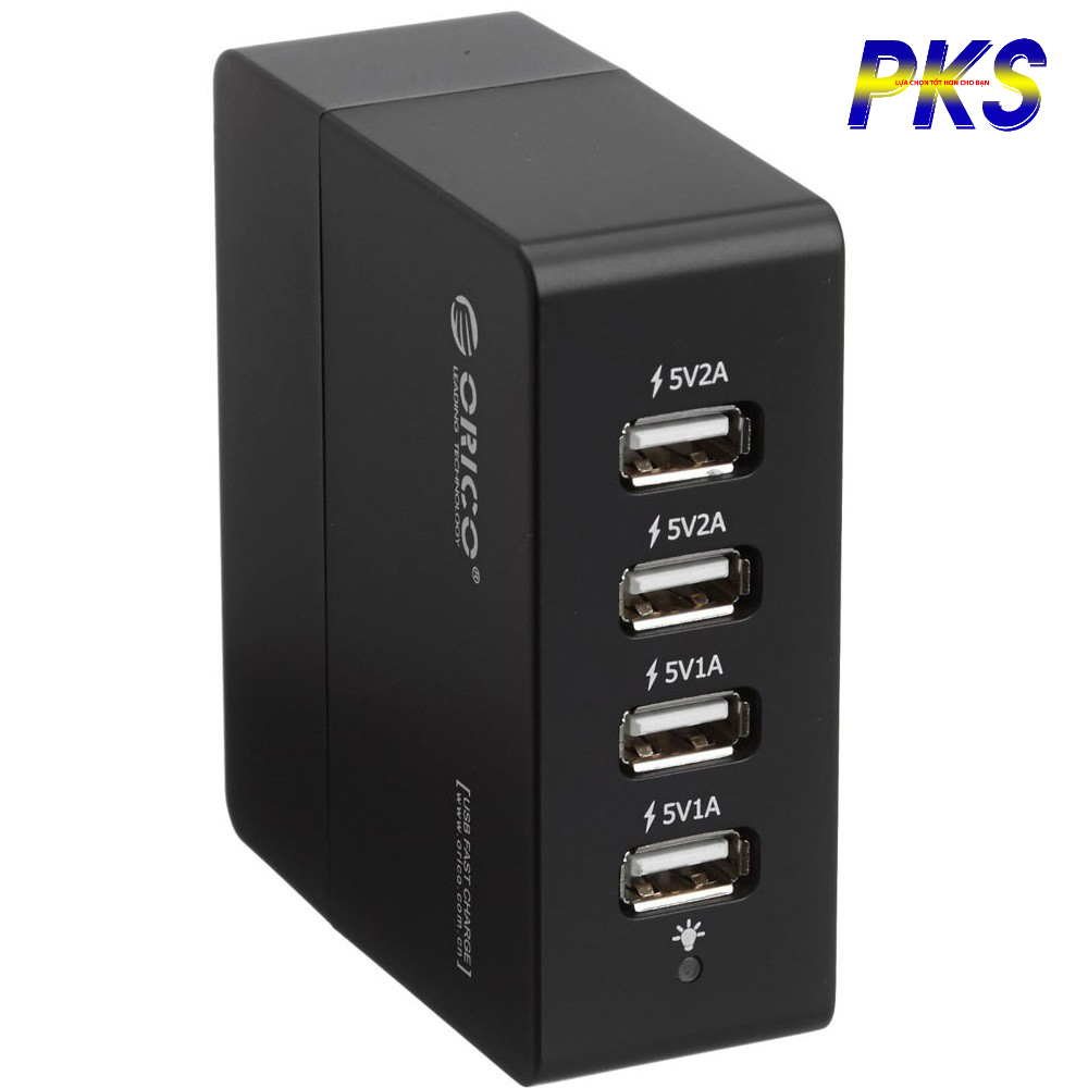 Sạc thiết bị di động 4 cổng USB ORICO DCA-4U
