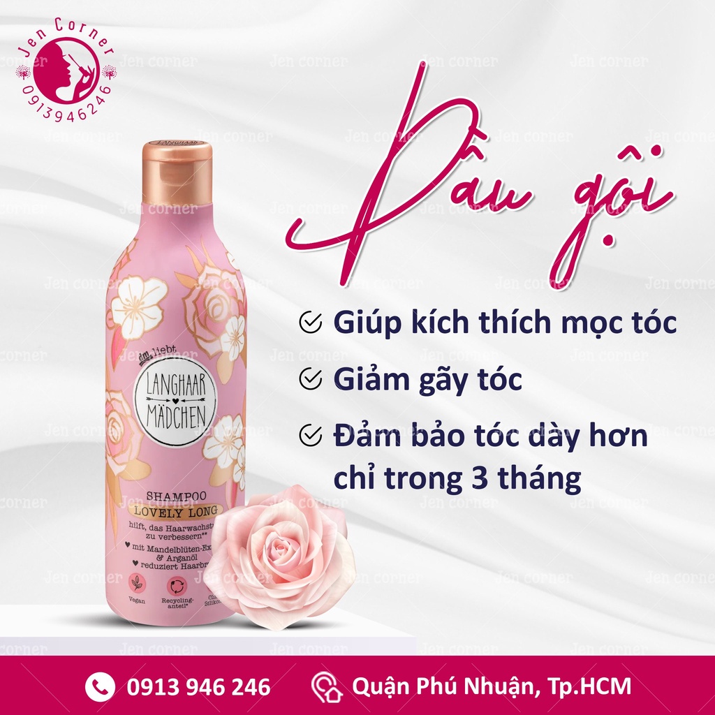 Dầu gội - xả Langhaar dành cho tóc yếu