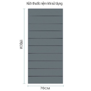 Nệm gấp ngủ trưa văn phòng, đệm ngủ trưa văn phòng gấp gọn - nệm ngủ 1 người văn phòng gấp gọn