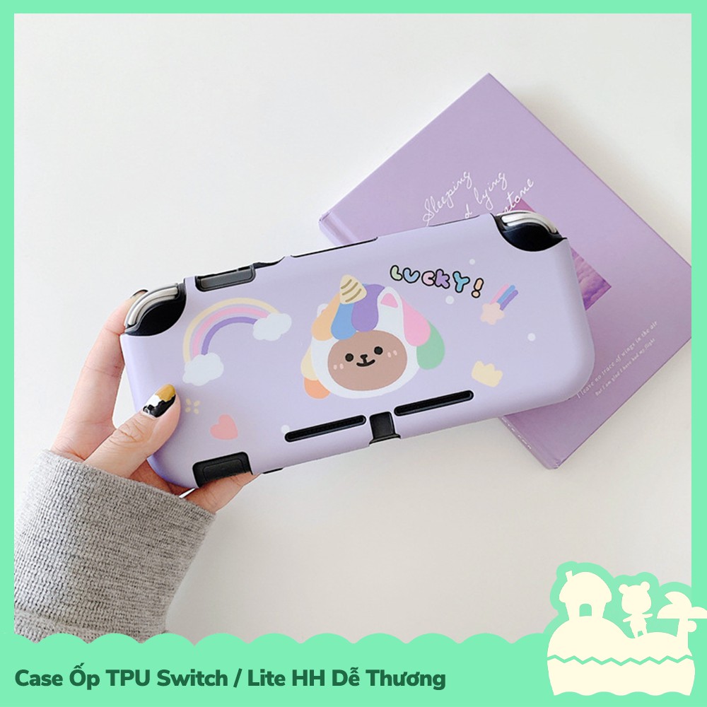 [Sẵn VN - NowShip] Phụ Kiện Case Ốp Lưng Nintendo Switch / Switch Lite TPU Dẻo Game Nhân Vật Hoạt Hình Dễ Thương