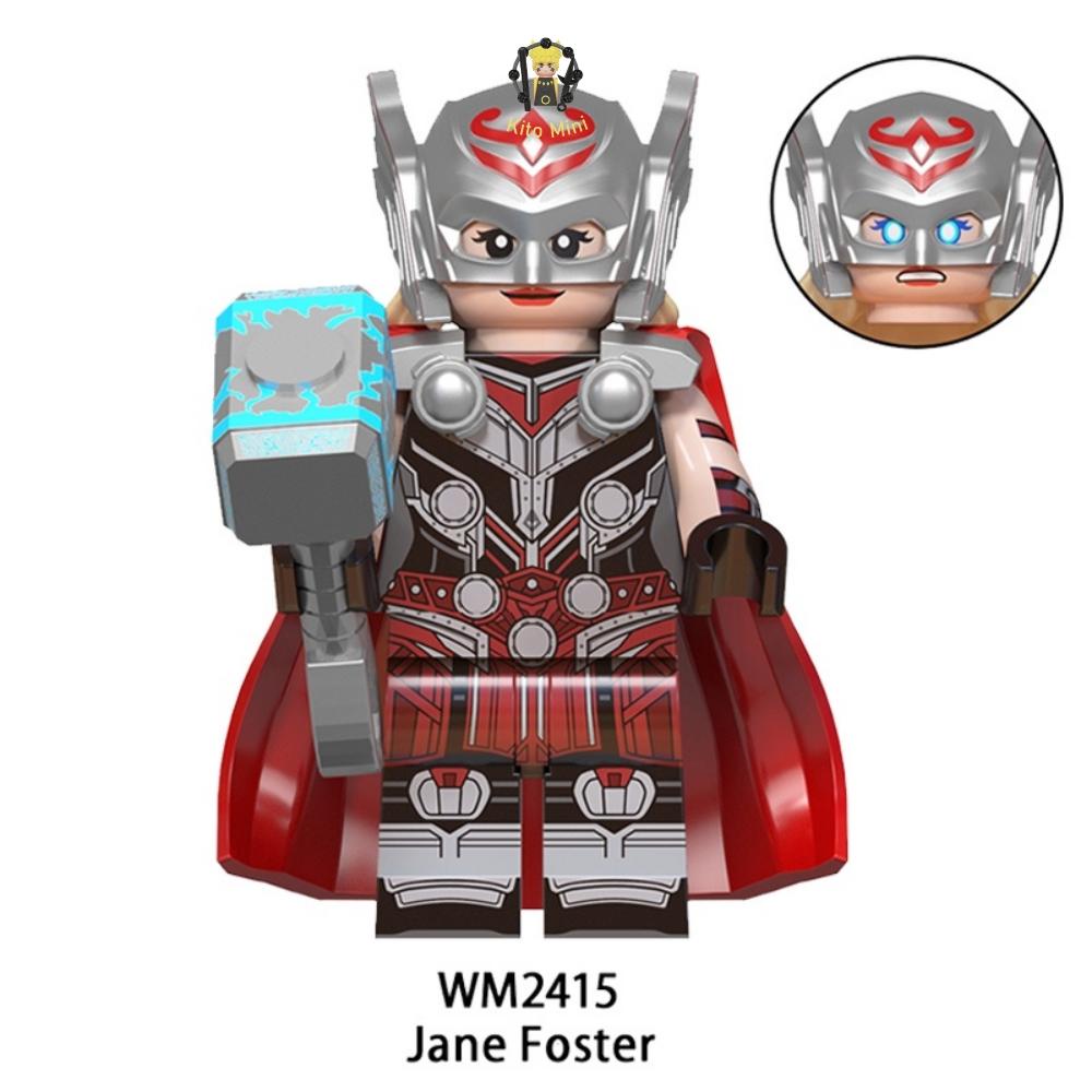 Minifigures Thor Nhân Vật Mavel Xếp Hình Lắp Ráp Phim Truyện Love And Thunder Tình Yêu Và Sấm Set WM6146