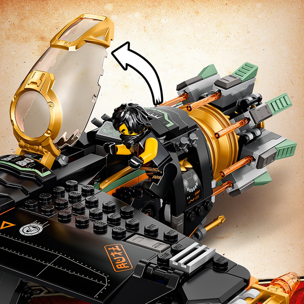 LEGO Ninjago Phi Cơ Chiến Đấu Của Cole 71736