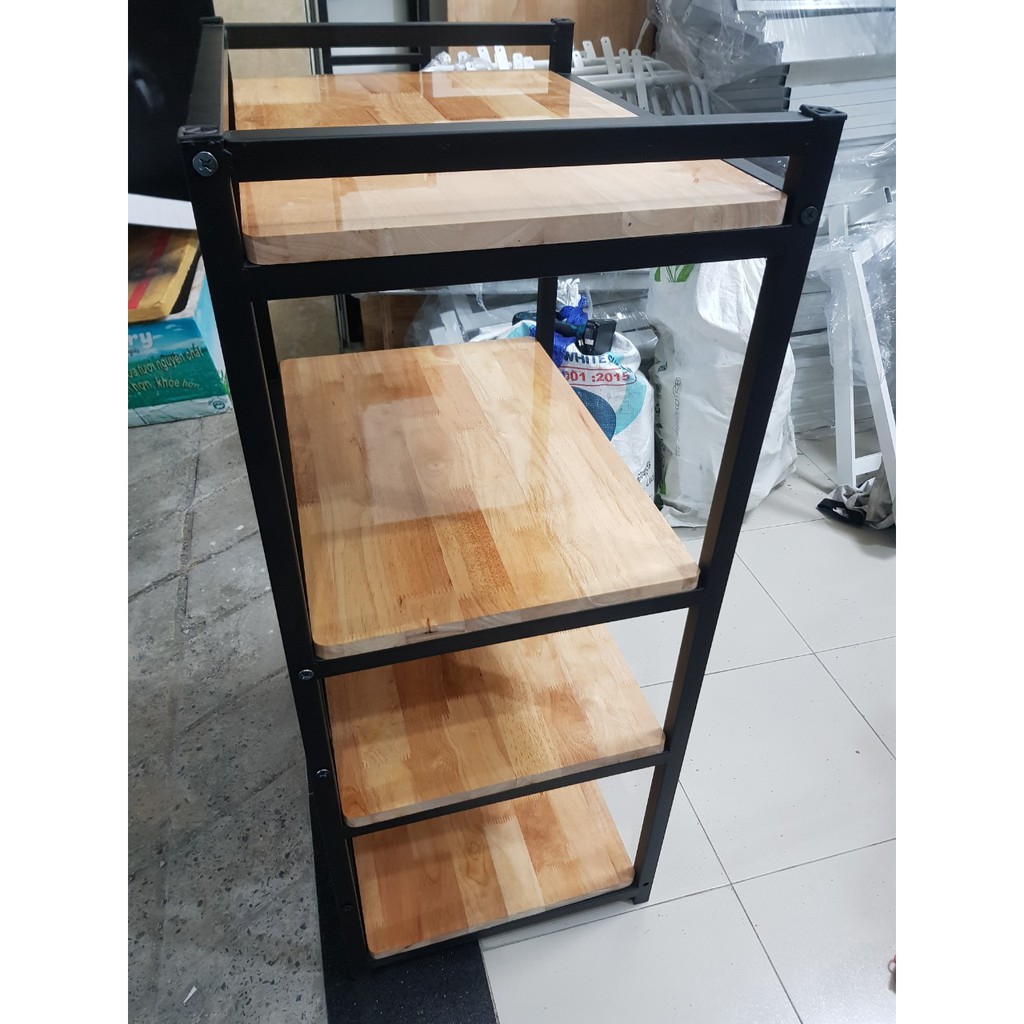 KỆ BẾP VÁN GỖ CAO SU chống nước 3 4 5 TẦNG TIỆN LỢI HÀNG VN CHẮC CHẮN | BigBuy360 - bigbuy360.vn