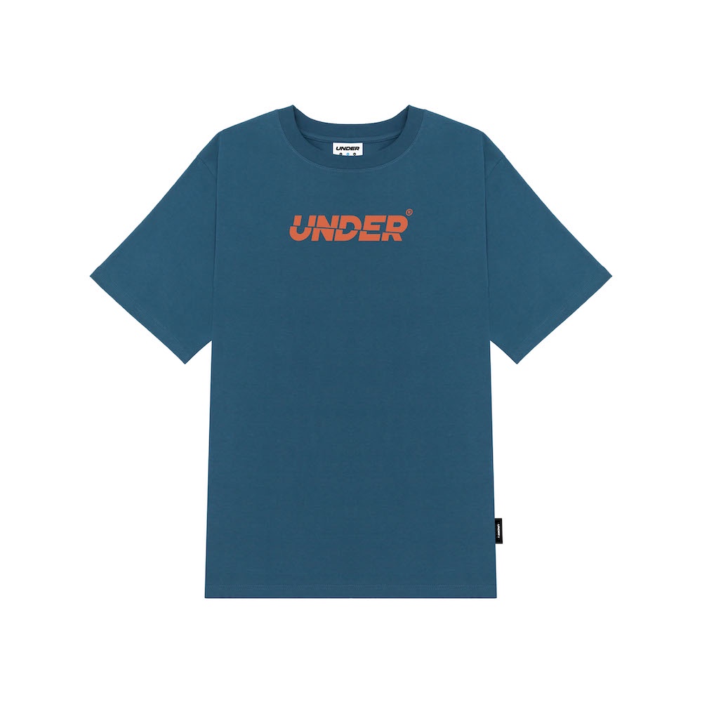 Áo thun UNDER Signature Logo Tee 2.0 (Dark Blue) - UTS007C