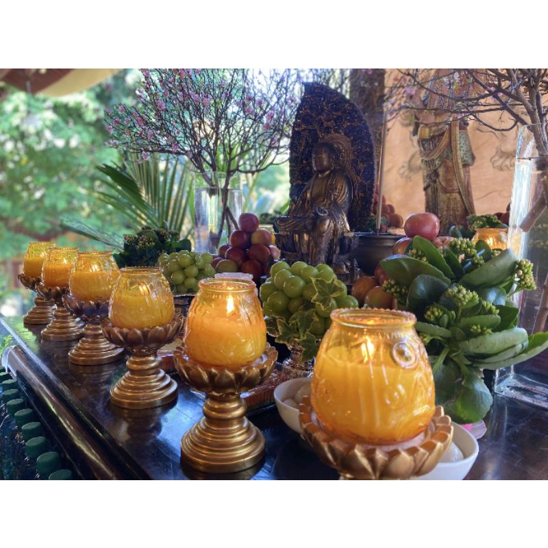 Nến búp sen có hương thơm bơ