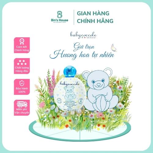 Nước hoa cho bé Babycoccole 0M+ an toàn cho trẻ sơ sinh & em bé chiết xuất hoa sen 100ml